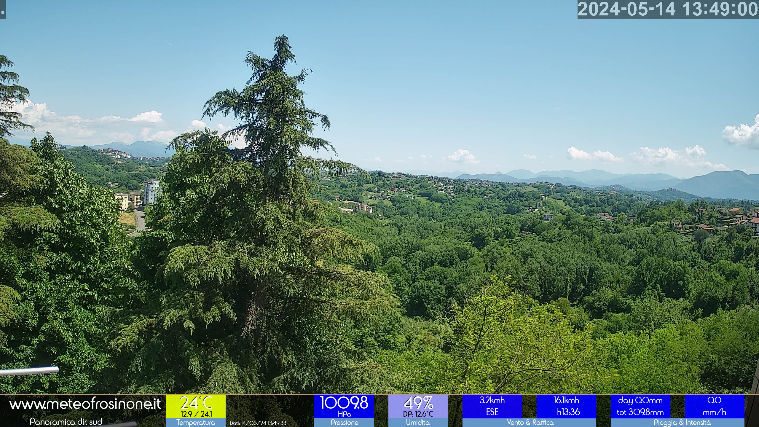 immagine della webcam nei dintorni di Campo Catino: webcam Frosinone