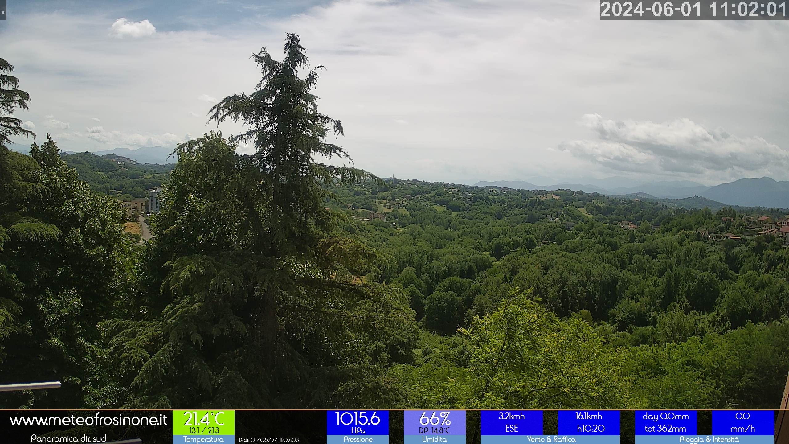 immagine della webcam nei dintorni di Pico: webcam Frosinone